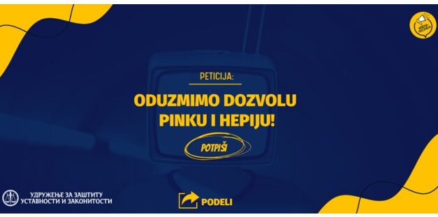 Két nap alatt több mint 50 ezren írták alá azt, hogy a szerbiai Pink és a Happy TV ne kapjon országos frekvenciát