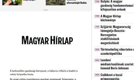 Hétfőtől felfüggesztik a Magyar Hírlap megjelentetését