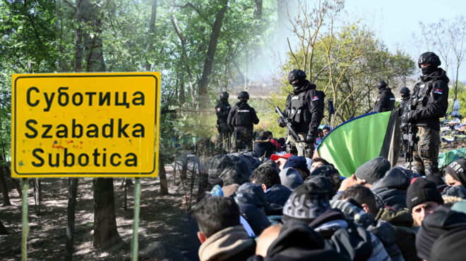 Az illegális bevándorlók rátámadtak a Pannon RTV munkatársaira