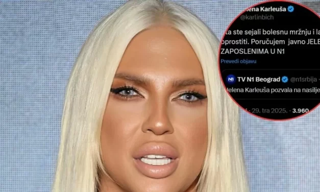 JELENA KARLEUŠA AZ N1 ALKALMAZOTTAIVAL SZEMBENI ERŐSZAKRA SZÓLÍTOTT FEL
