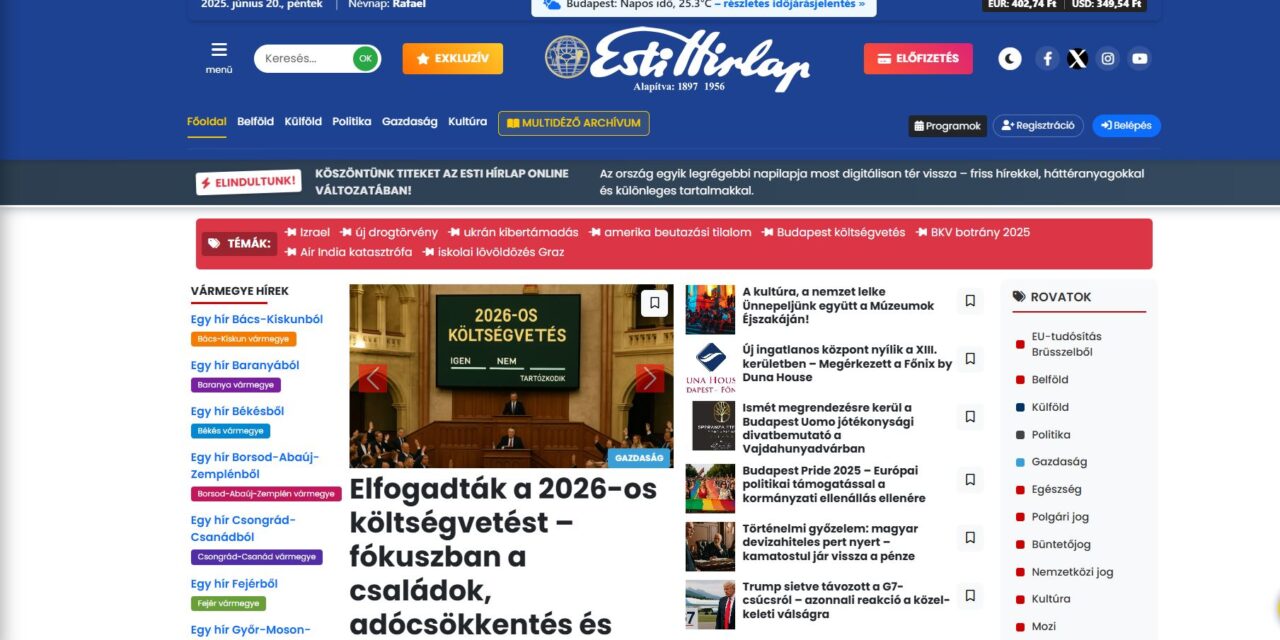 „RÉGI/ÚJ” MAGYARORSZÁGI MÉDIUM TŰNT FEL AZ INTERNETEN