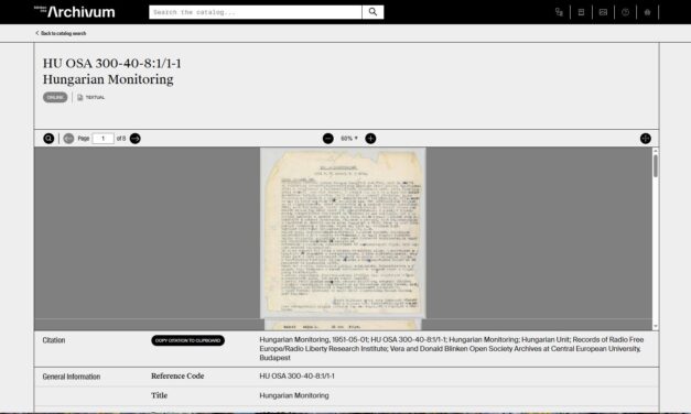 MINDENKI SZÁMÁRA KUTATHATÓVÁ VÁLTAK A SZABAD EURÓPA RÁDIÓ LEIRATAI