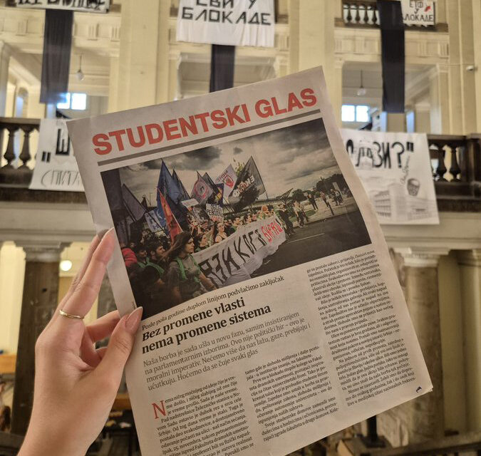 ÚJSÁGOT INDÍTOTTAK A TILTAKOZÓ EGYETEMISTÁK