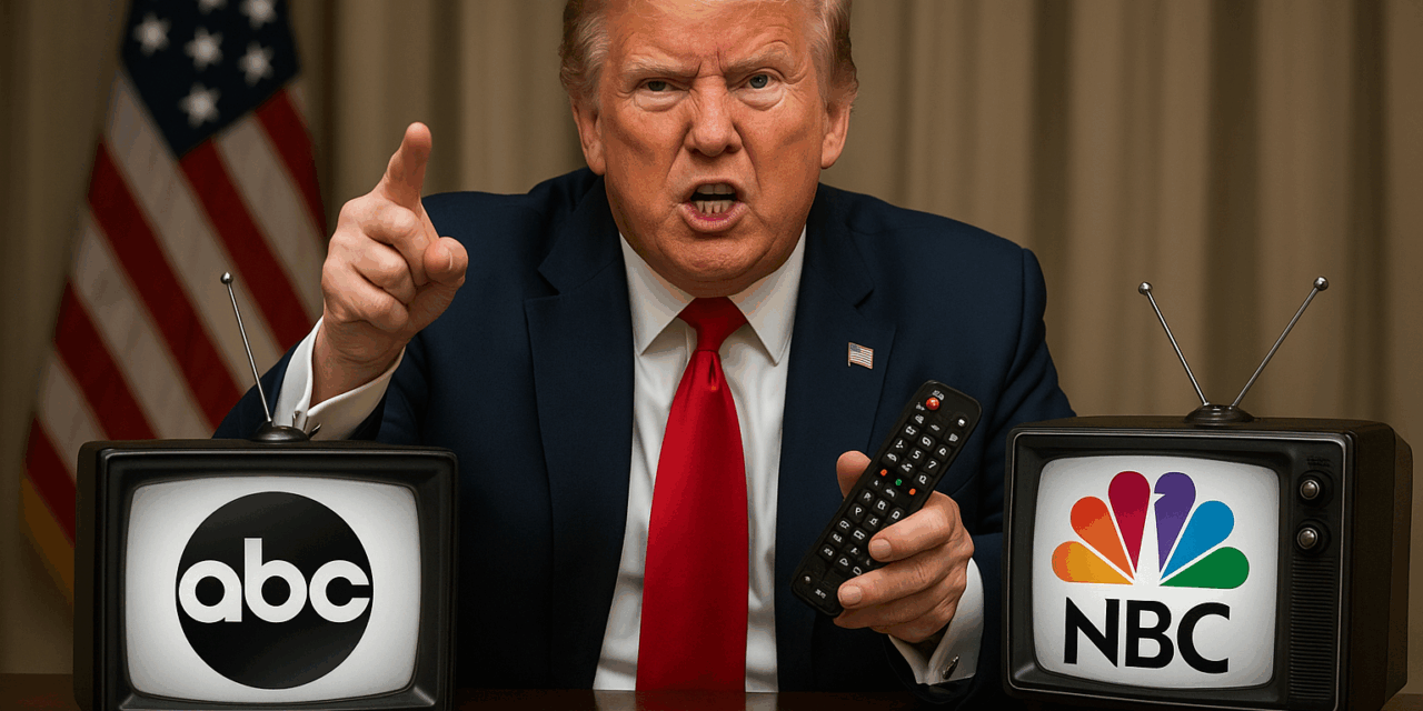 TRUMP BEGURULT AZ ABC ÉS NBC TELEVÍZIÓS CSATORNÁKRA