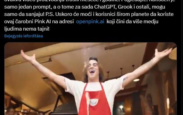 ŽELJKO MITROVIĆ KAMUPROFILOKKAL ÉS SZEMÉLYES ADATOKKAL VALÓ VISSZAÉLÉSSEL  NÉPSZERŰSÍTI A PINK ÁLLÍTÓLAGOS MI – PLATFORMJÁT