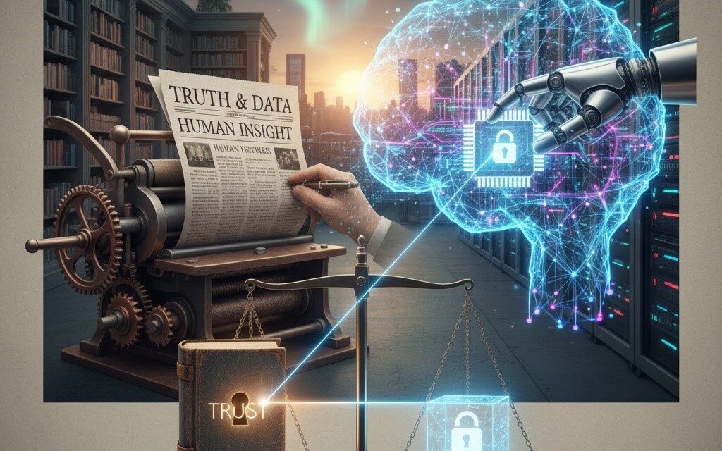 ÚJSÁGÍRÓK ÉS A MESTERSÉGES INTELLIGENCIA: EGYSZERRE HASZNÁLJÁK DE EGYBEN FÉLNEK IS TŐLE