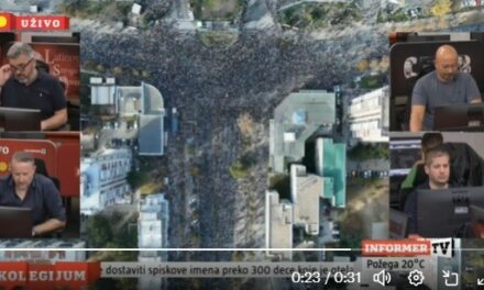 ÓRIÁSIT BÉNÁZOTT A SZERB KORMÁNYKÖZELI TELEVÍZIÓS CSATORNA (VIDEÓVAL)