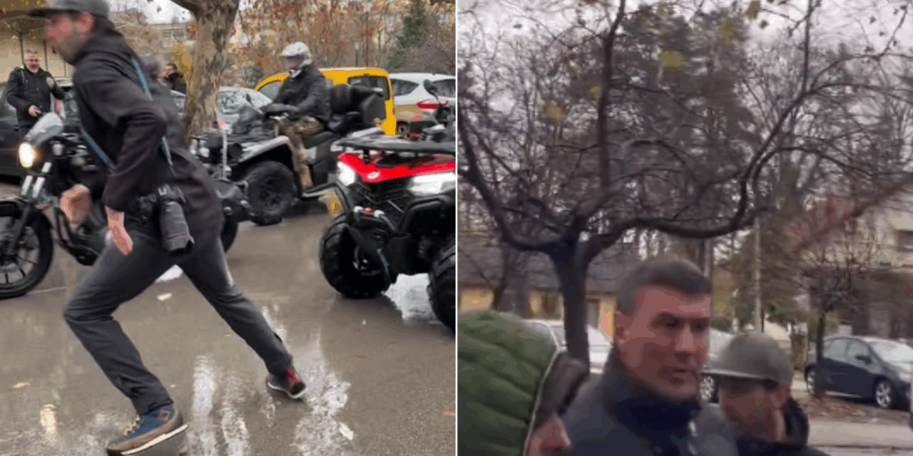 FOTÓRIPORTERT TÁMADTAK MEG EGY NEGOTINI SZAVAZÓHELY KÖZELÉBEN (VIDEÓVAL)