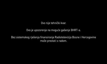 PÉNZÜGYI VÁLSÁG MIATT IDEIGLENESEN LEÁLLT A BOSZNIAI KÖZSZOLGÁLATI TELEVÍZIÓ