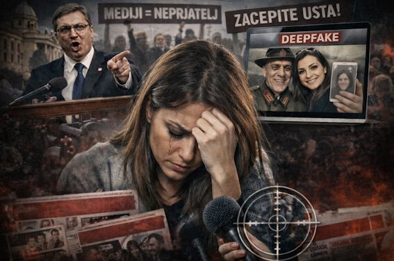 JANUÁRBAN 160 VERBÁLIS TÁMADÁS ÉRTE AZ ÚJSÁGÍRÓKAT SZERBIÁBAN