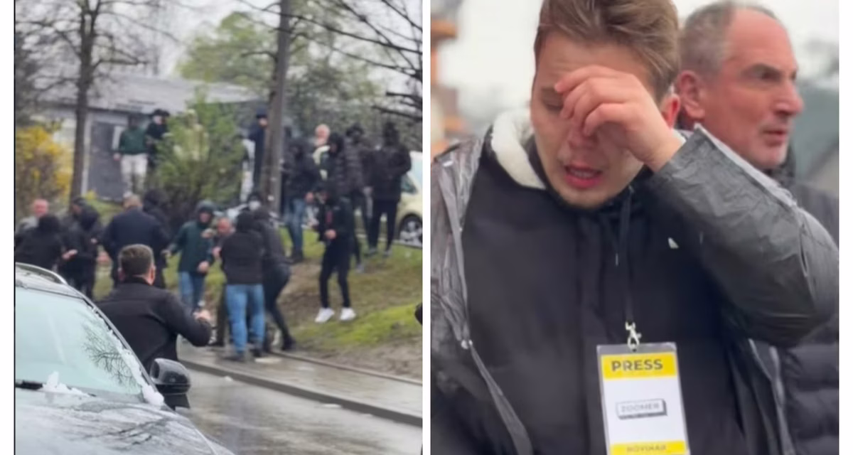 BAJINA BAŠTÁN RÁTÁMADTAK EGY ÚJSÁGÍRÓRA (VIDEÓVAL)