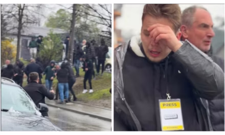 BAJINA BAŠTÁN RÁTÁMADTAK EGY ÚJSÁGÍRÓRA (VIDEÓVAL)