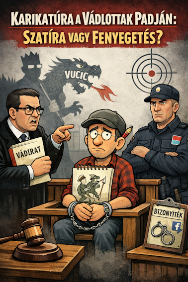 EGY KARIKATÚRA MIATT NYOMOZ A SZERB KIBERBŰNÖZÉSSEL FOGLALKOZÓ ÜGYÉSZSÉG