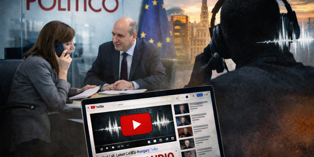 LEHALLGATTÁK A POLITICO BRÜSSZELI, EGY UNIÓS TISZTVISELŐVEL AZ UKRÁN-MAGYAR VISZONYOKRÓL BESZÉLŐ  ÚJSÁGÍRÓJÁT