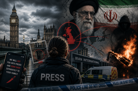 FÉLELEMBEN DOLGOZNAK A LONDONI IRÁNI ÚJSÁGÍRÓK