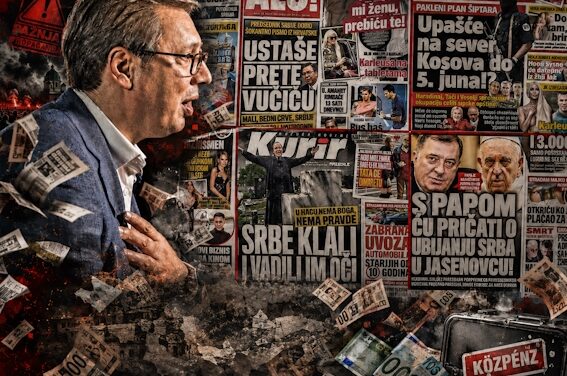 10 ÉV ALATT MINTEGY 3 MILLIÓ EURÓ POTTYANT A SZERB KORMÁNYKÖZELI BULVÁRMÉDIUMOK ÖLÉBE