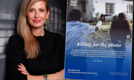 BARBARA MATEJČIĆ EURÓPAI ÚJSÁGÍRÓI DÍJAT KAPOTT A BRČKÓI HÁBORÚS FOTÓKRÓL SZÓLÓ KUTATÁSÁÉRT