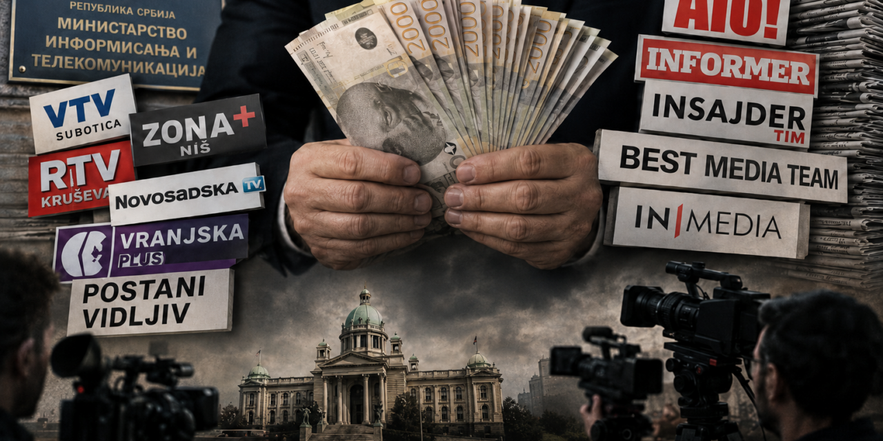 ANEM: A SZERB TÁJÉKOZTATÁSI MINISZTÉRIUM PÁLYÁZATAIN IS A KORMÁNYKÖZELI MÉDIUMOK KAPTÁK A LEGTÖBB TÁMOGATÁST