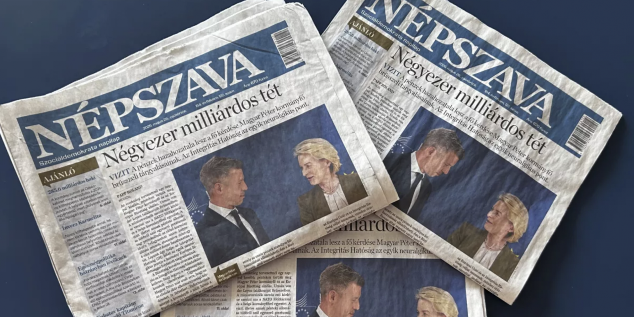 AZ EFJ ELÍTÉLTE A NÉPSZAVA NYOMTATOTT KIADÁSÁNAK MEGSZÜNTETÉSÉT.