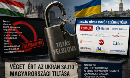 FELOLDOTTÁK AZ UKRÁN HÍRPORTÁLOK MAGYARORSZÁGI BLOKKOLÁSÁT