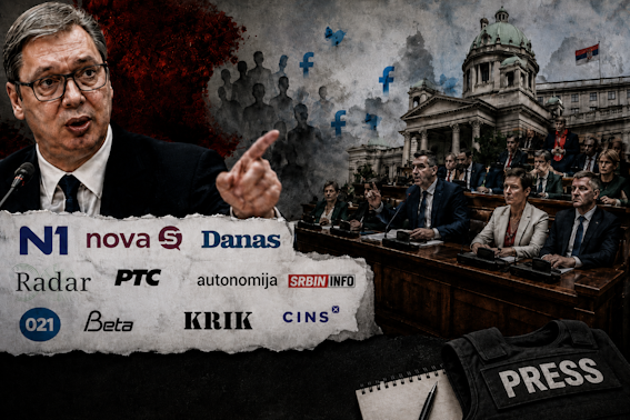 SLAVKO ĆURUVIJA ALAPÍTVÁNY : MÁJUSBAN LEGALÁBB 135 VERBÁLIS TÁMADÁS ÉRTE AZ ÚJSÁGÍRÓKAT A SZERBIAI POLITIKUSOK RÉSZÉRŐL SZERBIÁBAN