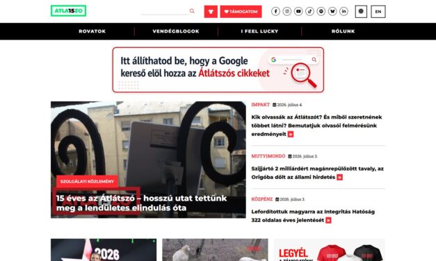 TIZENÖT ÉVES AZ ÁTLÁTSZÓ