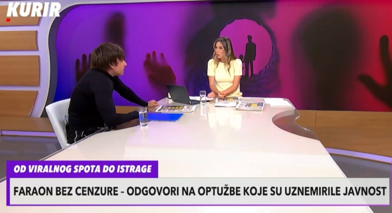 KISKORÚAKAT SZEXUALIZÁLÓ TARTALMAK KÉSZÍTŐJE KAPOTT MŰSORIDŐT A SZERB KORMÁNYKÖZELI BULVÁRTELEVÍZIÓBAN