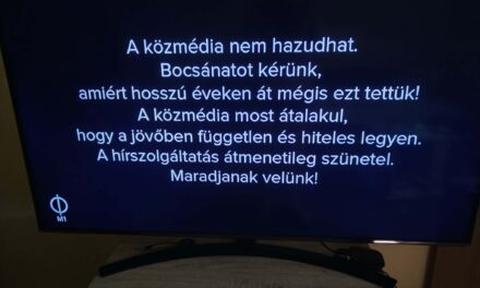 ÁTMENETILEG LEÁLLÍTOTTÁK AZ M1 ADÁSÁT, BOCSÁNATOT KÉRT A KÖZMÉDIA