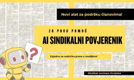 MI-S SZAKSZERVEZETI BIZALMIST INDÍTOTT A HORVÁT ÚJSÁGÍRÓK SZAKSZERVEZETE