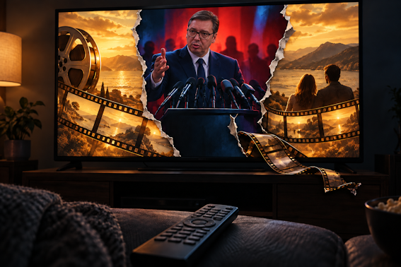 UNS: ENGEDÉLY NÉLKÜL SUGÁROZNAK POLITIKAI HÍRMŰSORT A SZERB FILMCSATORNÁK
