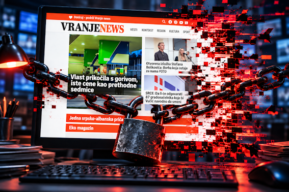 ÚJABB KIBERTÁMADÁS ÉRTE A VRANJENEWS HÍRPORTÁLT